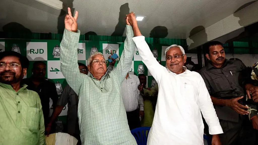 Nitish Kumar and Lalu Prasad Yadav
